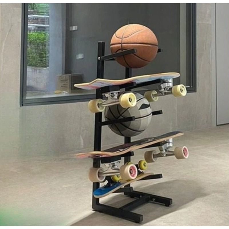Sports Equipment Organizer - Estante para equipo de skate, diseño