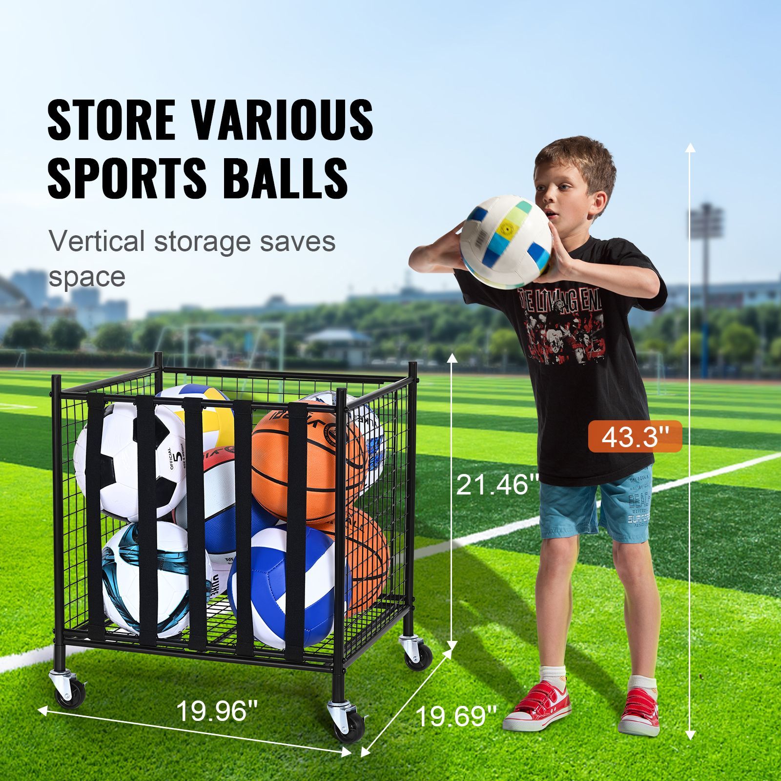 Carrito de Almacenamiento de P - Sports Equipment Organizer reseña y precio