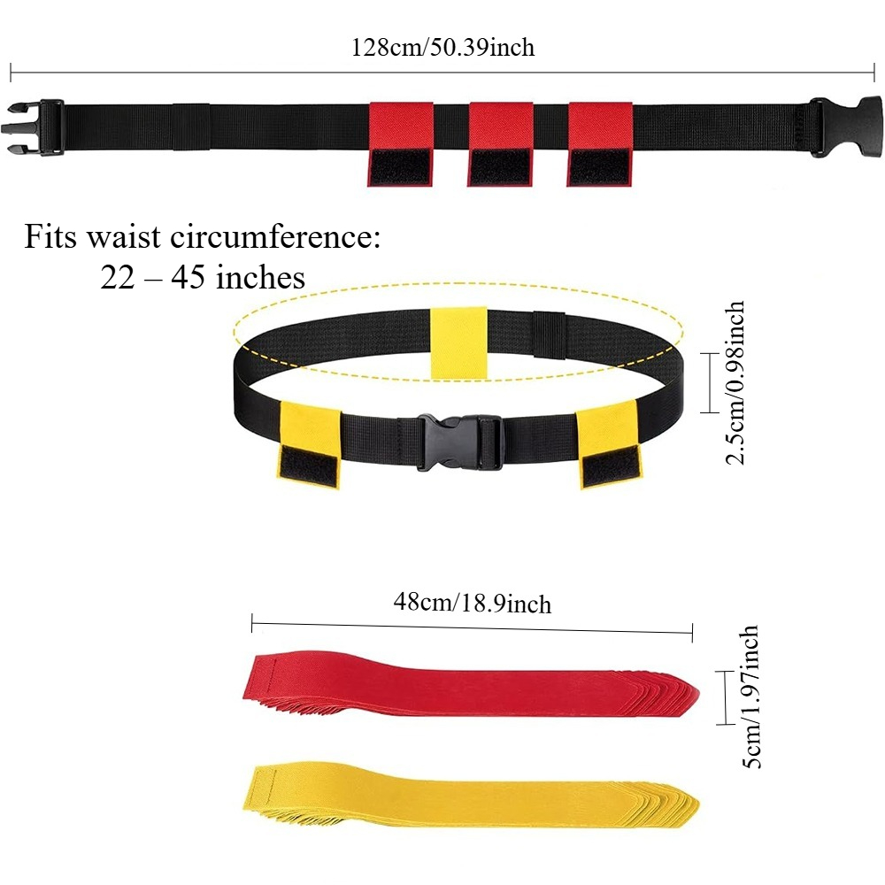 Juego de 6 cinturones de fútbo - Sports Equipment For Kids reseña y precio