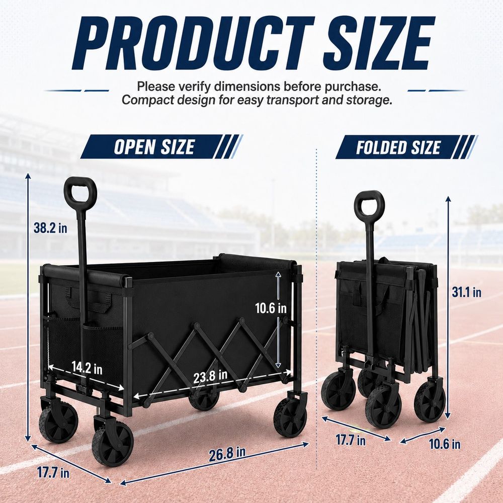 Transportador de Equipos de Ca - Sports Equipment Wagon reseña y precio