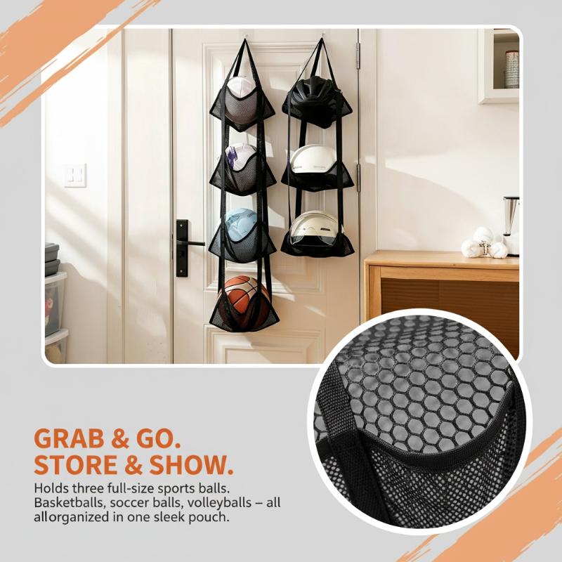 Bolsa de malla para almacenami - Sports Equipment Organizer reseña y precio