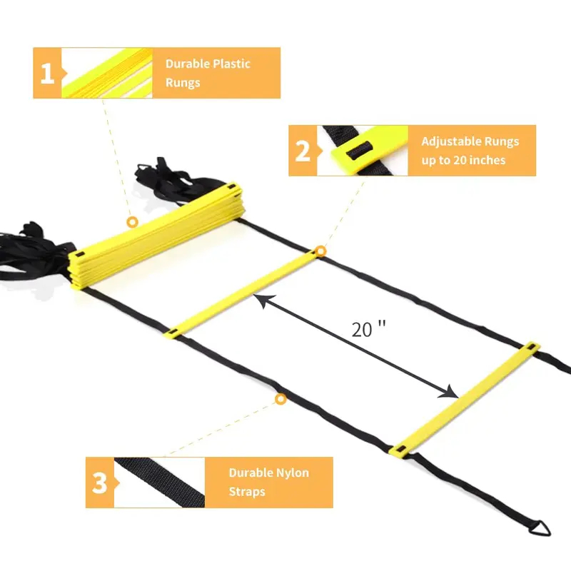 Escalera de Agilidad de 6m y P - Sports Equipment For Kids reseña y precio