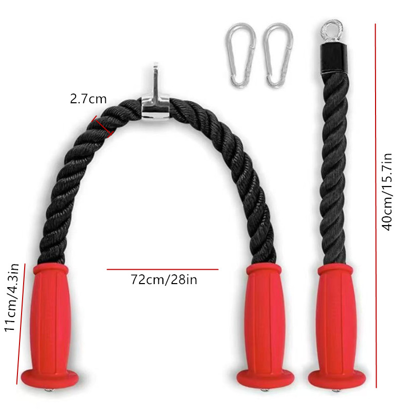 Cuerdas ergonómicas para tríce - Sports Equipment Suppliers reseña y precio