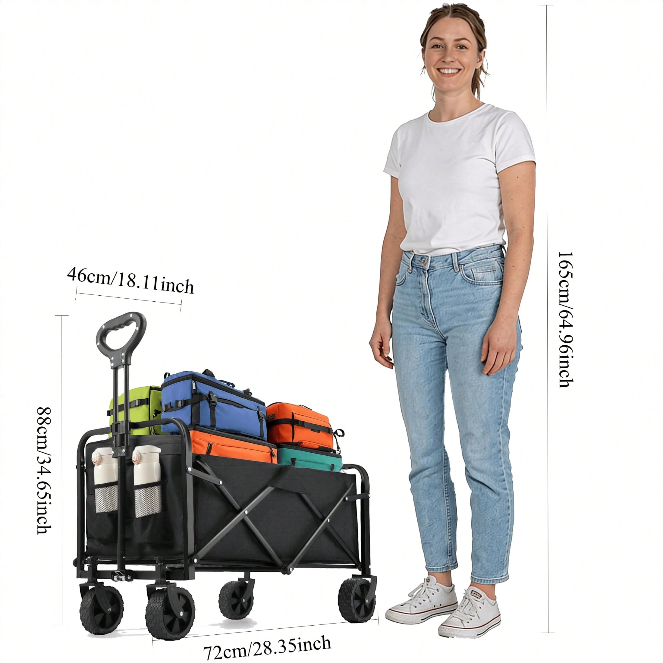 Carrito de camping todoterreno - Sports Equipment Wagon reseña y precio