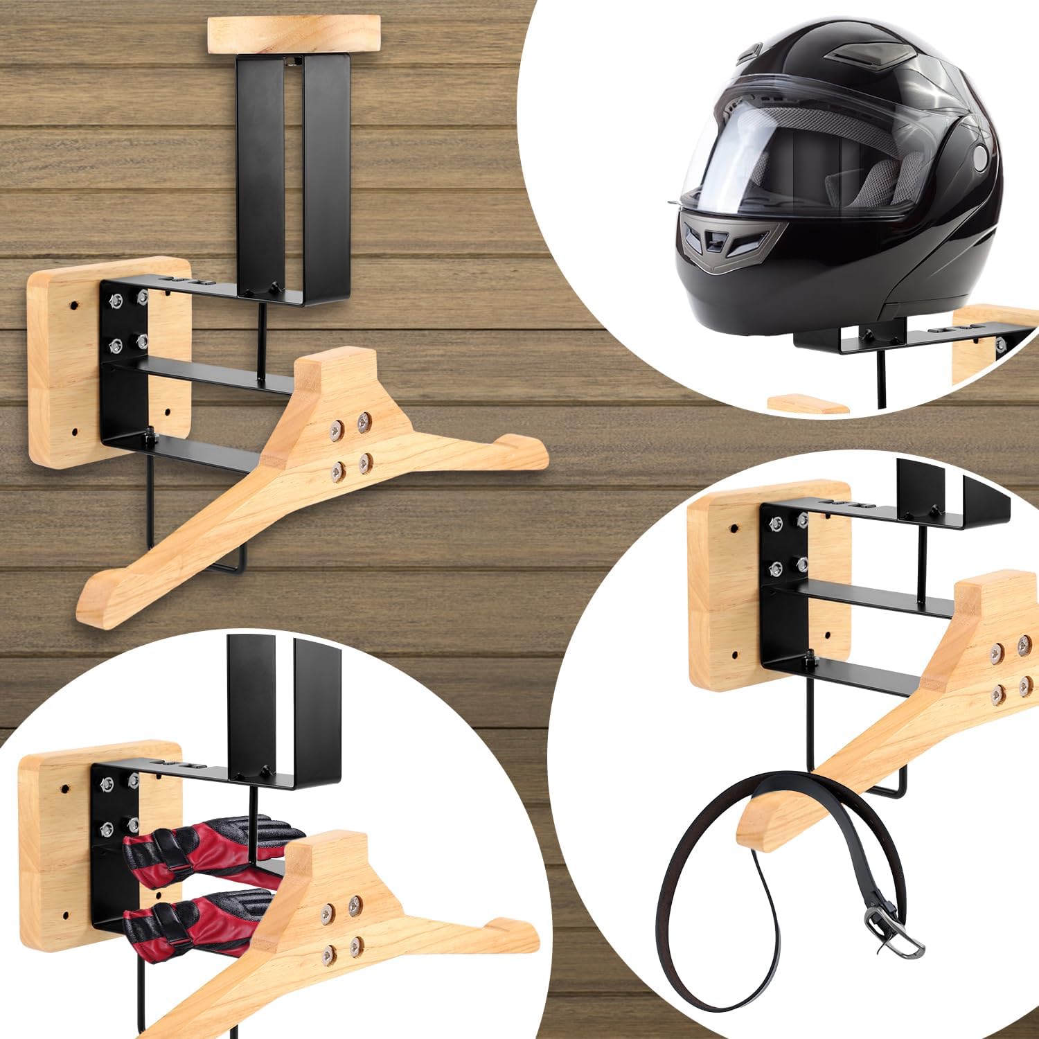 ​ Soporte para casco de motoci - Sports Equipment Organizer reseña y precio