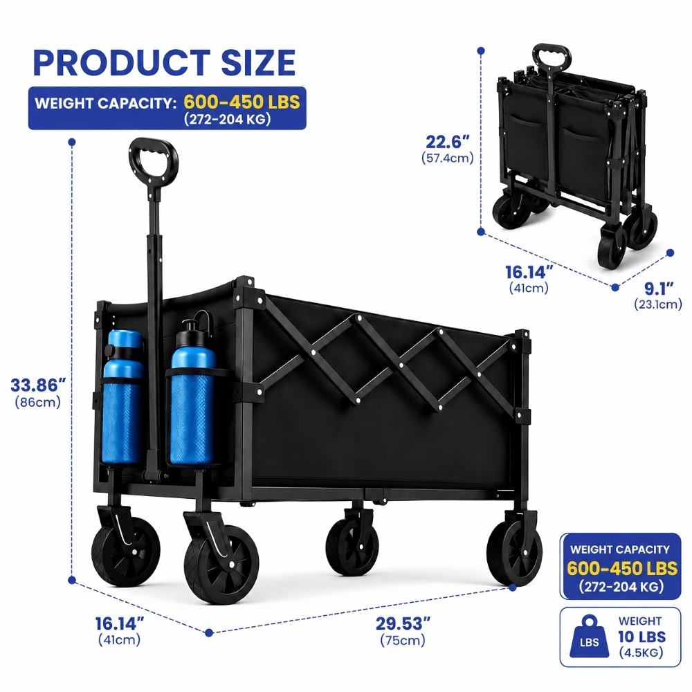 Carro utilitario plegable para - Sports Equipment Wagon reseña y precio