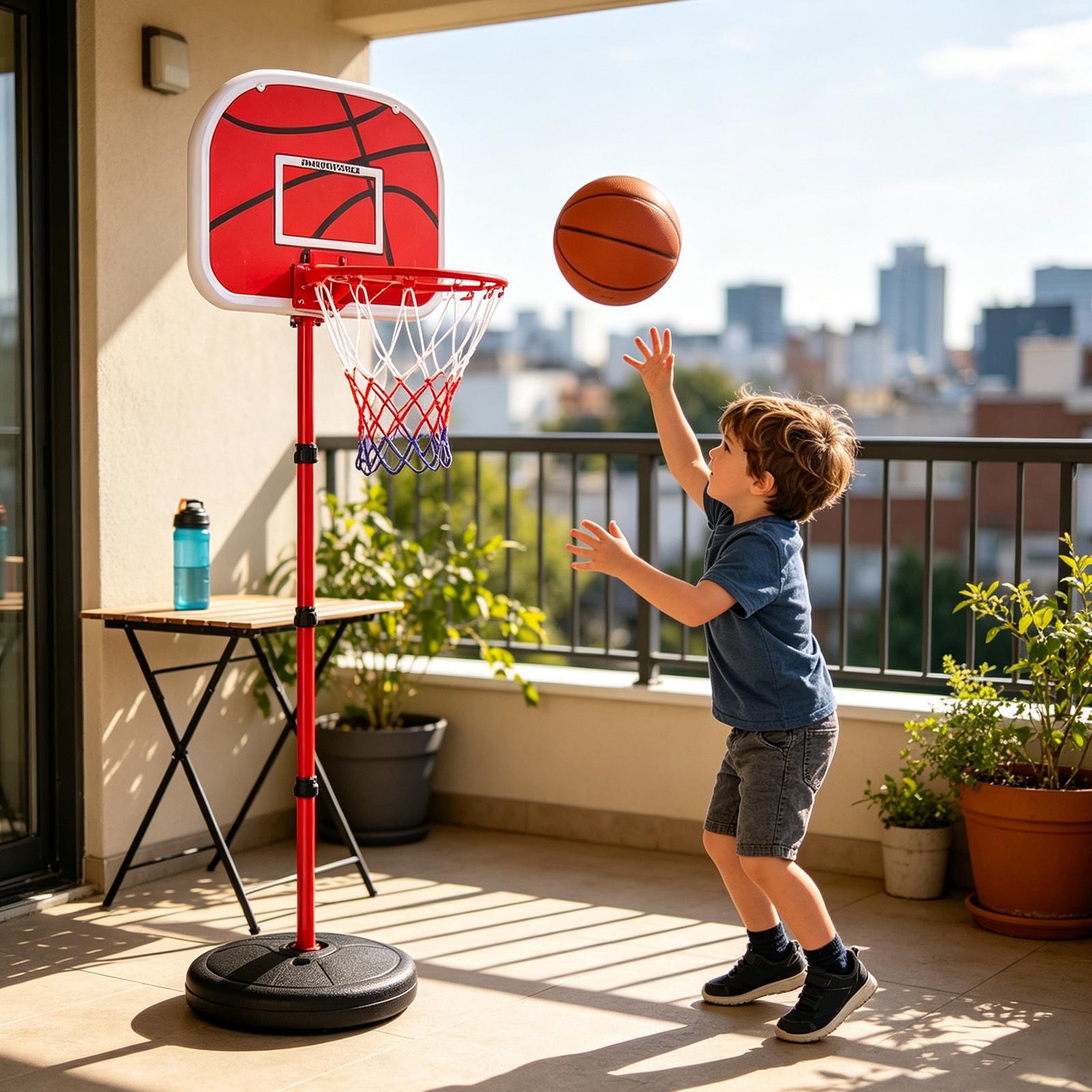 Aro de baloncesto y soporte pa - Sports Equipment For Kids reseña y precio